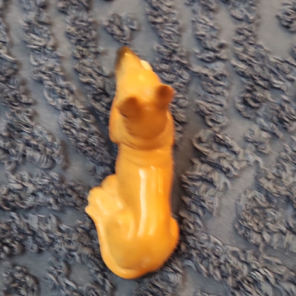 Ceramic Dog Figurine - Tan - Picture 4 of 5